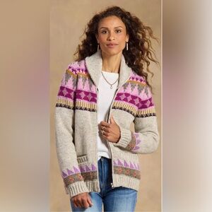 Lost Horizons “Ice Rose Cardigan” New with tags.